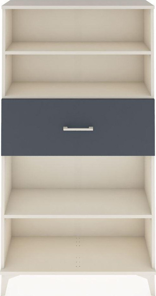 Arges Dolap 3 Raflı Tek Çekmeceli 88x30x163 Aytaşı-Antrasit