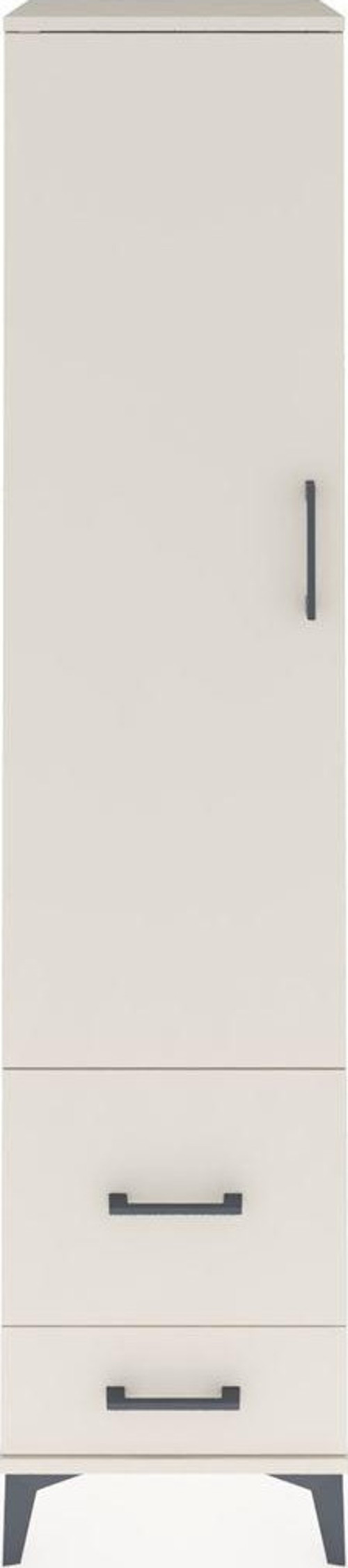 Hyperion Dolap 2 Raflı 2 Çekmeceli Tek Askılı 44x44x195 Aytaşı-Aytaşı