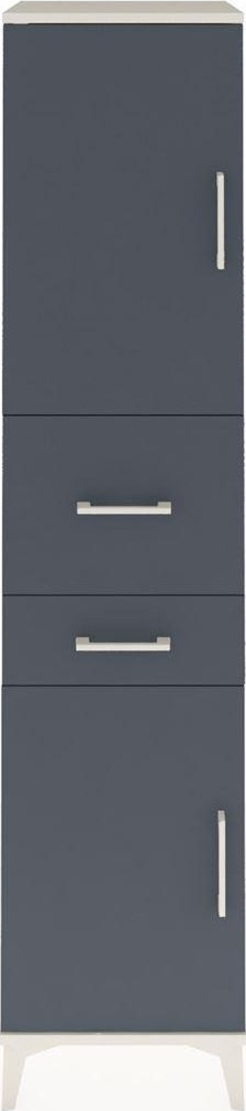 Hyperion Dolap 4 Raflı 2 Çekmeceli 2 Kapaklı 44 x 44 x 195 cm Aytaşı - Antrasit