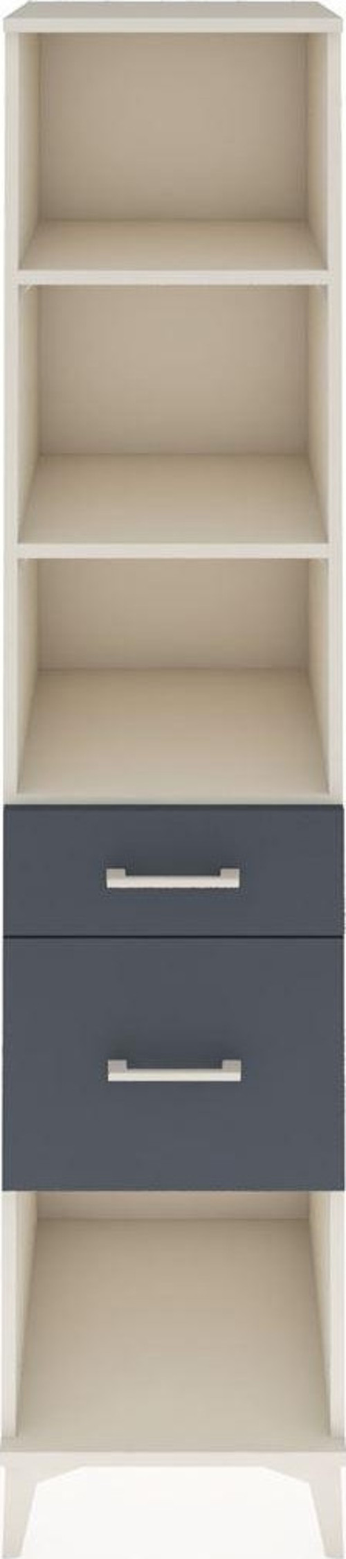 Hyperion Dolap 3 Raflı 2 Çekmeceli 44 x 44 x 195 cm Aytaşı - Antrasit