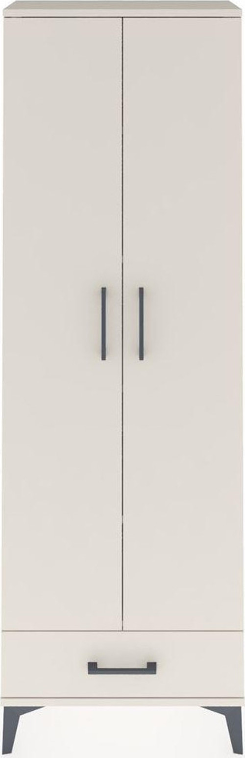 Arges Dolap 5 Raflı 1 Çekmeceli 2 Kapaklı 60 x 30 x 182 cm Aytaşı - Aytaşı