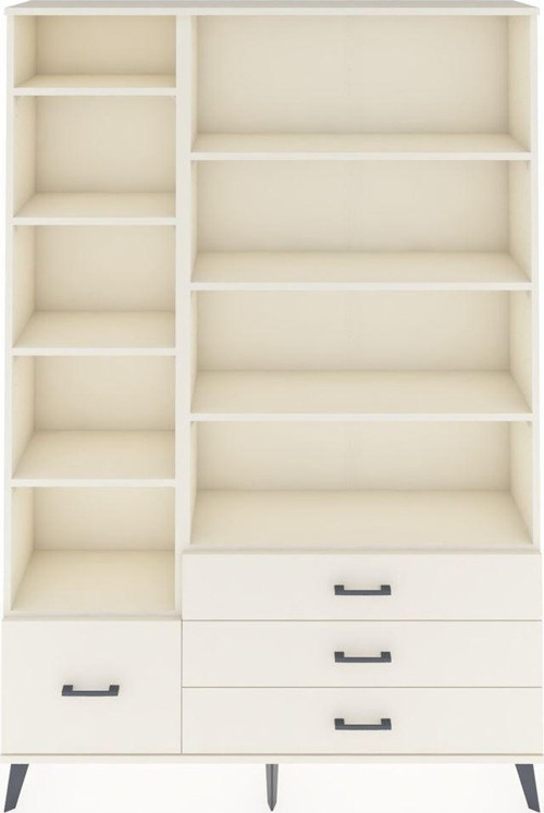 Arges Gardrop 9 Raflı 4 Çekmeceli 132x30x195 Aytaşı-Aytaşı