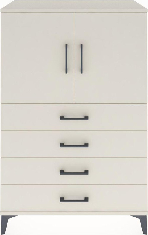 Hyperion Dolap 2 Raflı 4 Çekmeceli 2 Kapaklı 88 x 44 x 134 cm Aytaşı - Aytaşı