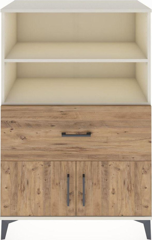 Hyperion Dolap 2 Raflı Tek Çekmeceli 2 Kapaklı 88x44x134 Aytaşı-Çam