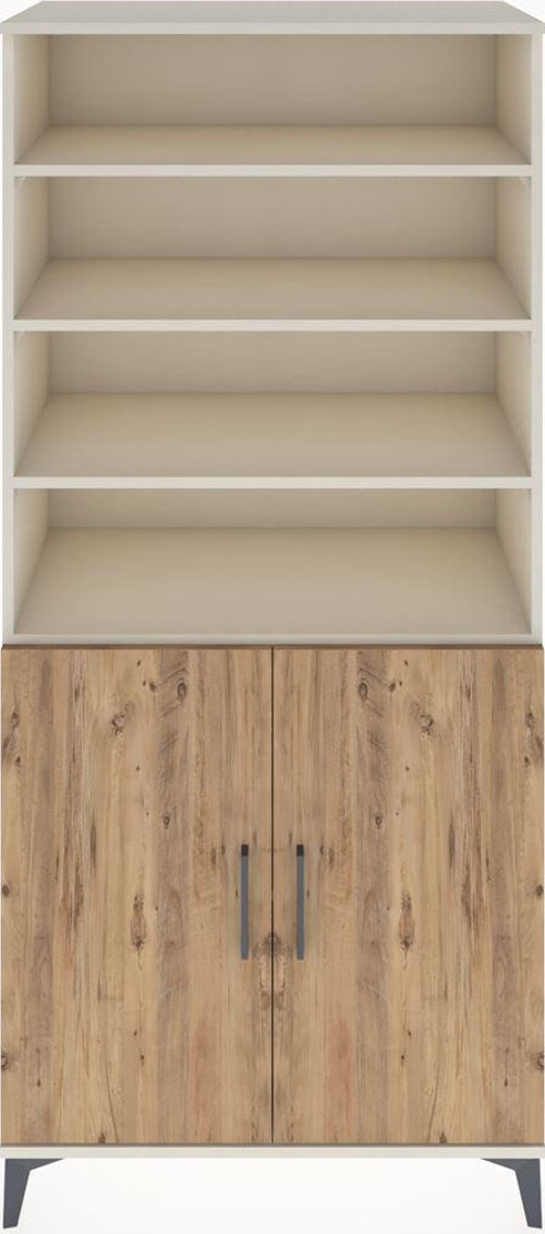 Hyperion Dolap 5 Raflı 2 Kapaklı 88x44x195 Aytaşı-Çam