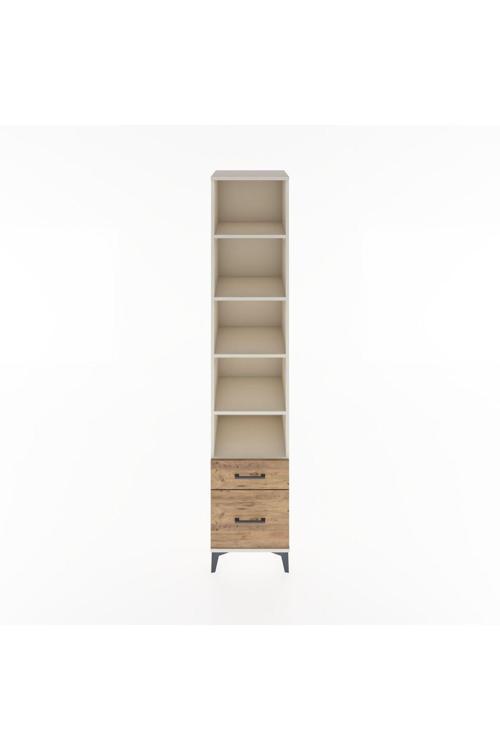 Hyperion Dolap 5 Raflı 2 Çekmeceli 44x44x221 Aytaşı-Çam