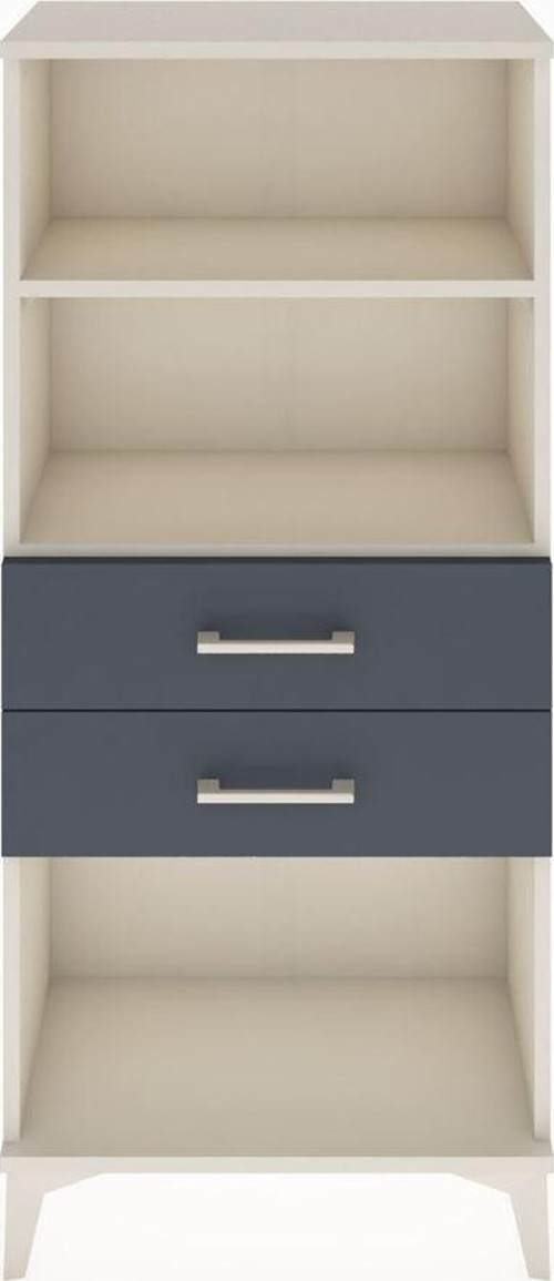 Hyperion Dolap 2 Raflı 2 Çekmeceli 60x44x134 Aytaşı-Antrasit