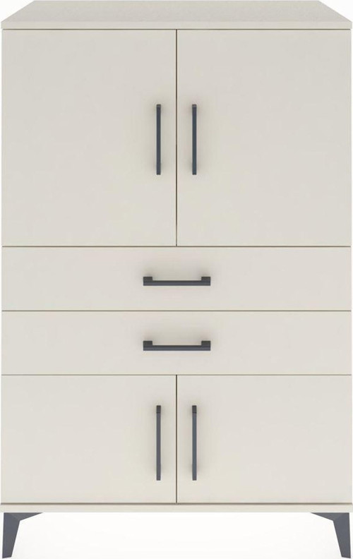 Hyperion Dolap 2 Raflı 2 Çekmeceli 4 Kapaklı 88 x 44 x 134 cm Aytaşı - Aytaşı