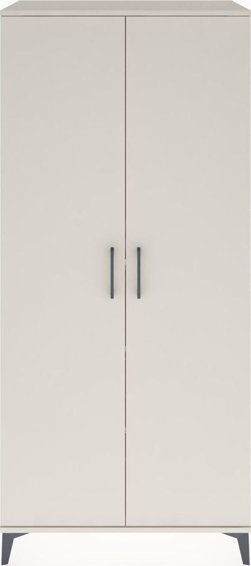 Hyperion Dolap 3 Raflı 2 Kapaklı 1 Askılı 88 x 44 x 195 cm Aytaşı - Aytaşı