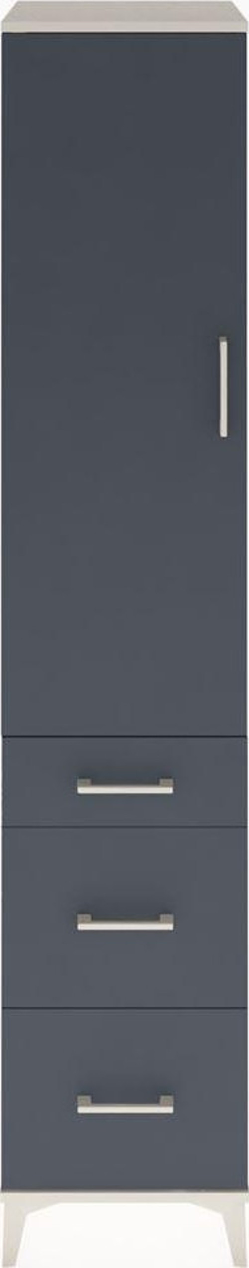 Hyperion Dolap 2 Raflı 3 Çekmeceli Tek Askılı 44x44x221 Aytaşı-Antrasit
