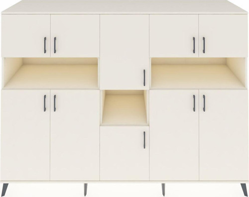 Kronos Dolap 14 Raflı 10 Kapaklı 220 x 59 x 163 cm Aytaşı - Aytaşı