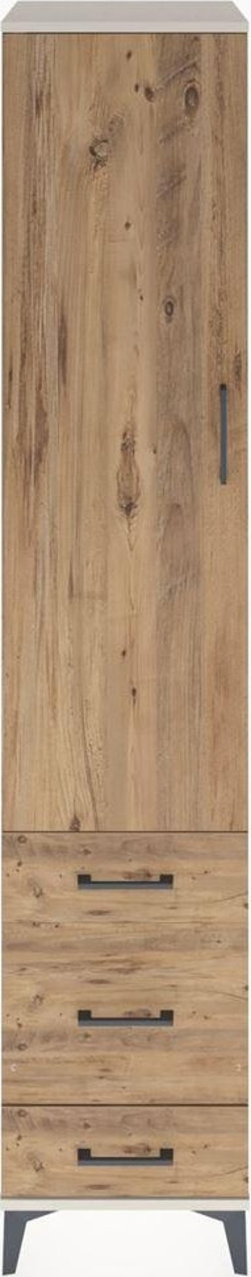 Hyperion Dolap 4 Raflı 3 Çekmeceli 1 Kapaklı 44 x 44 x 221 cm Aytaşı - Çam