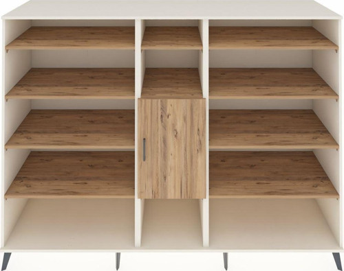Kronos Dolap 12 Raflı 1 Kapaklı 220 x 59 x 163 cm Aytaşı - Çam