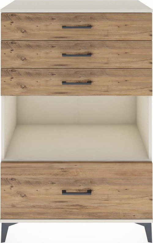 Hyperion Dolap 1 Raflı 4 Çekmeceli 88 x 44 x 134 cm Aytaşı - Çam