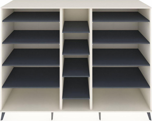 Kronos Dolap 11 Raflı 220 x 59 x 163 cm Aytaşı - Aytaşı - Antrasit