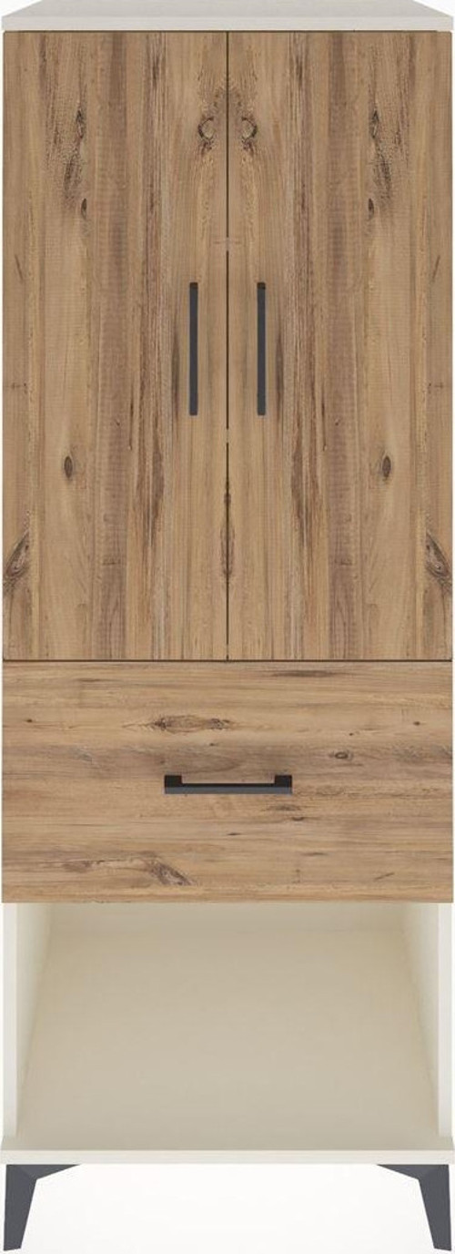 Hyperion Dolap 3 Raflı Tek Çekmeceli 2 Kapaklı 60x44x163 Aytaşı-Çam