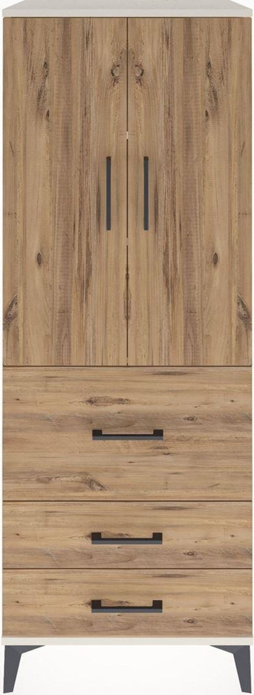 Hyperion Dolap 3 Raflı 3 Çekmeceli 2 Kapaklı 60x44x163 Aytaşı-Çam
