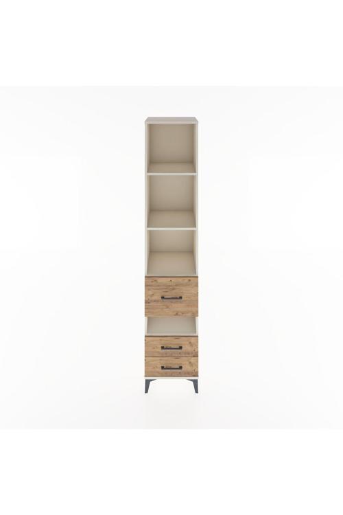 Hyperion Dolap 4 Raflı 3 Çekmeceli 44x44x221 Aytaşı-Çam