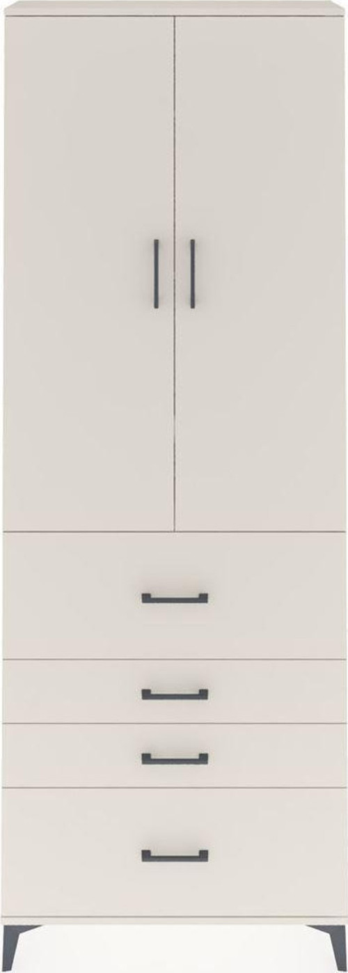 Arges Dolap 4 Raflı 4 Çekmeceli 2 Kapaklı 88x30x243 Aytaşı-Aytaşı