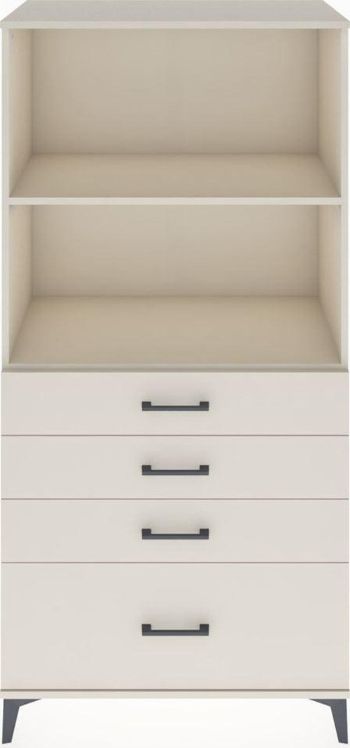 Hyperion Dolap 2 Raflı 4 Çekmeceli 88 x 44 x 182 cm Aytaşı - Aytaşı