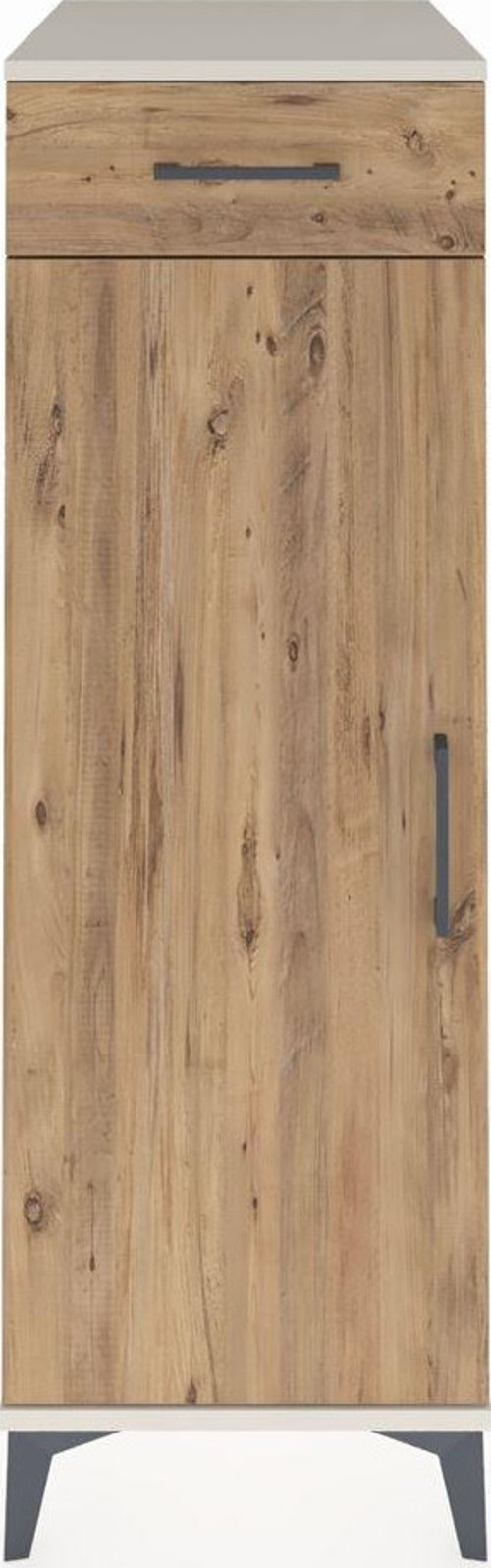 Kronos Dolap 2 Raflı Tek Çekmeceli Tek Kapaklı 44x59x134 Aytaşı-Çam