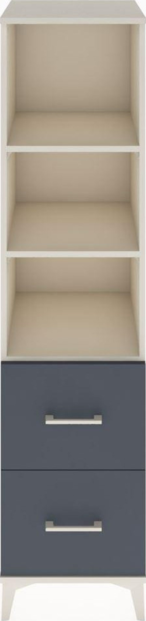 Hyperion Dolap 3 Raflı 2 Çekmeceli 44 x 44 x 182 cm Aytaşı - Antrasit
