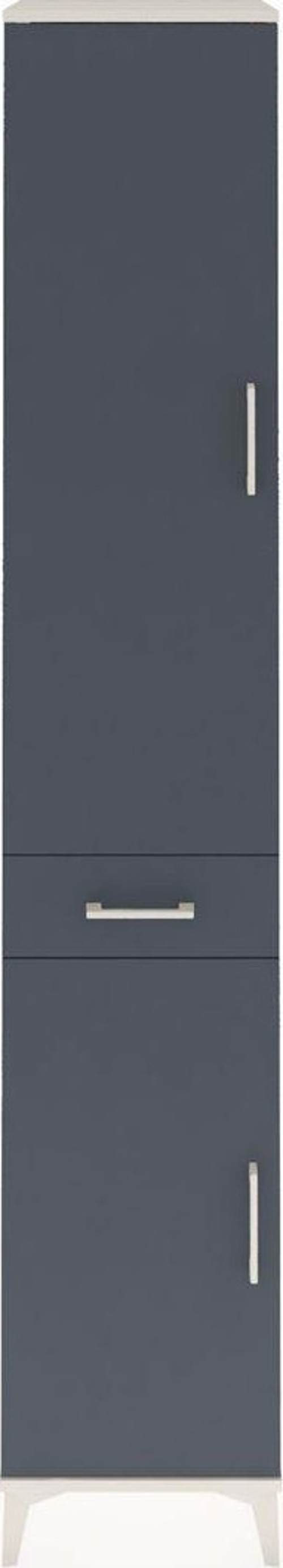 Hyperion Dolap 6 Raflı 1 Çekmeceli 2 Kapaklı 44 x 44 x 243 cm Aytaşı - Antrasit