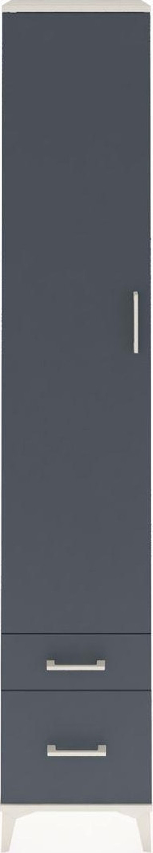 Hyperion Dolap 3 Raflı 2 Çekmeceli 1 Askılı 44 x 44 x 243 cm Aytaşı - Antrasit
