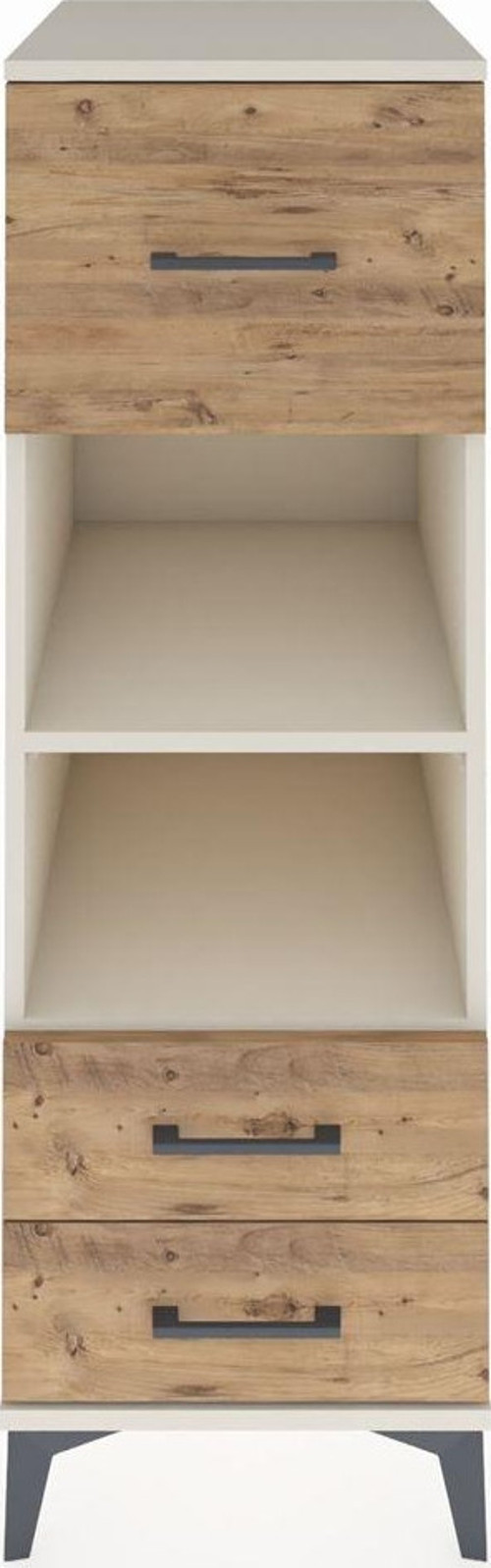 Kronos Dolap 2 Raflı 3 Çekmeceli 44x59x134 Aytaşı-Çam