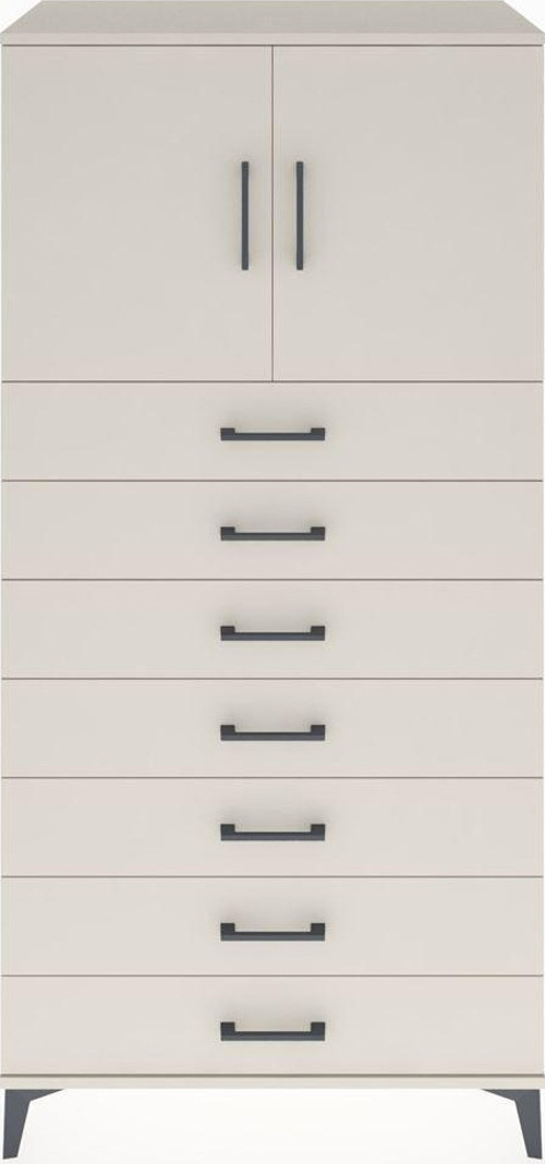 Hyperion Dolap 1 Raflı 7 Çekmeceli 2 Kapaklı 88 x 44 x 182 cm Aytaşı - Aytaşı