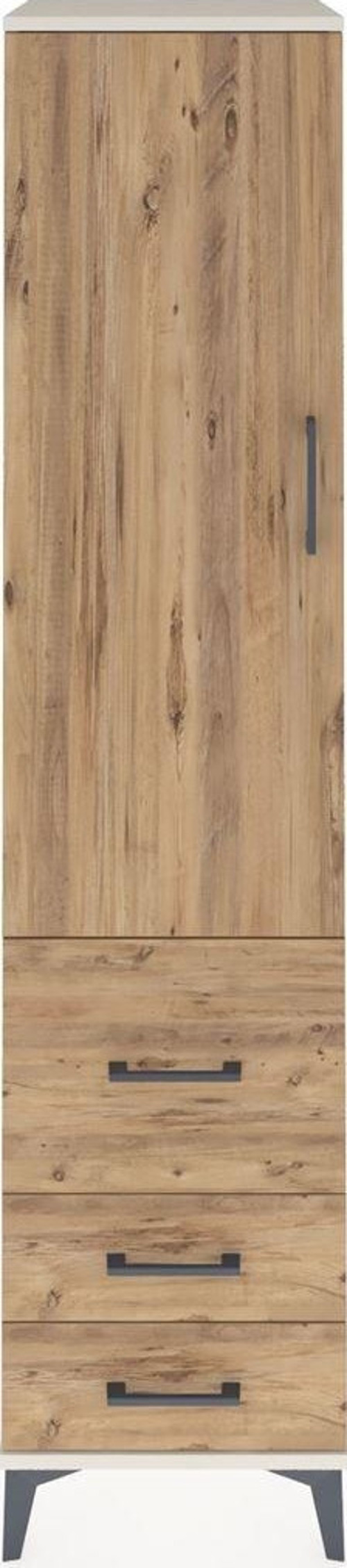 Hyperion Dolap 2 Raflı 3 Çekmeceli Tek Askılı 44x44x195 Aytaşı-Çam