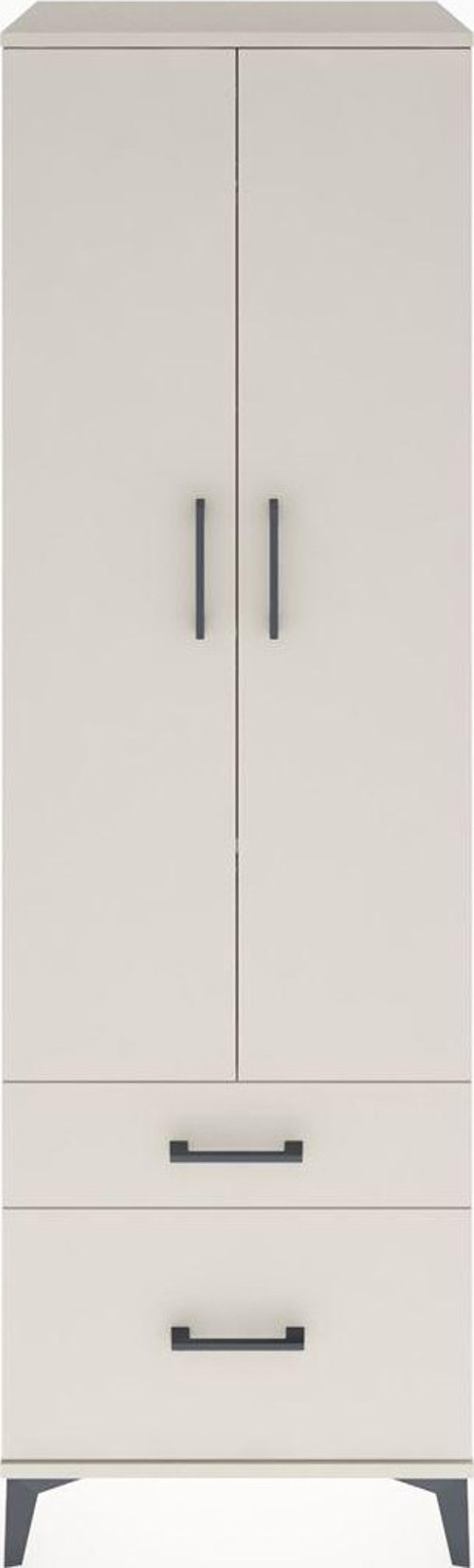 Hyperion Dolap 2 Raflı 2 Çekmeceli Tek Askılı 60x44x195 Aytaşı-Aytaşı