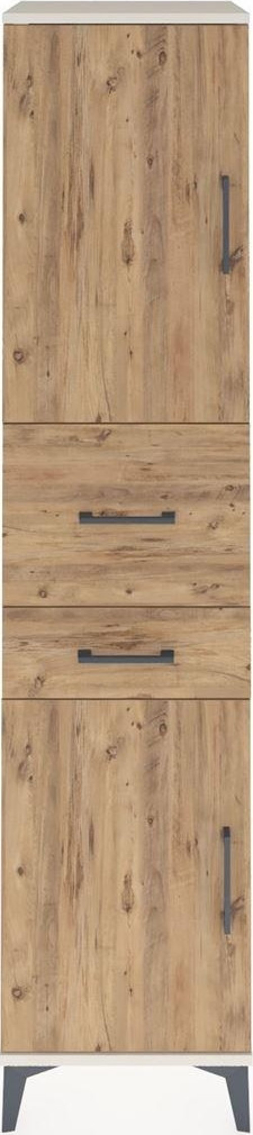 Hyperion Dolap 4 Raflı 2 Çekmeceli 2 Kapaklı 44 x 44 x 195 cm Aytaşı - Çam