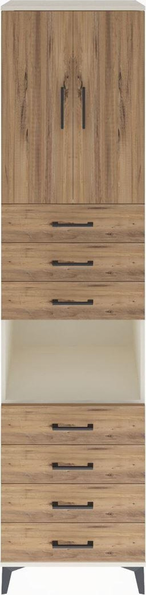 Hyperion Dolap 3 Raflı 7 Çekmeceli 2 Kapaklı 60 x 44 x 243 cm Aytaşı - Çam