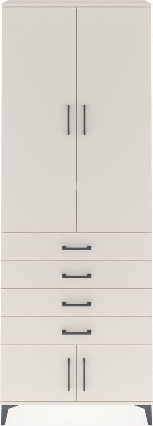 Arges Dolap 4 Raflı 4 Çekmeceli 4 Kapaklı 88 x 30 x 243 cm Aytaşı - Aytaşı