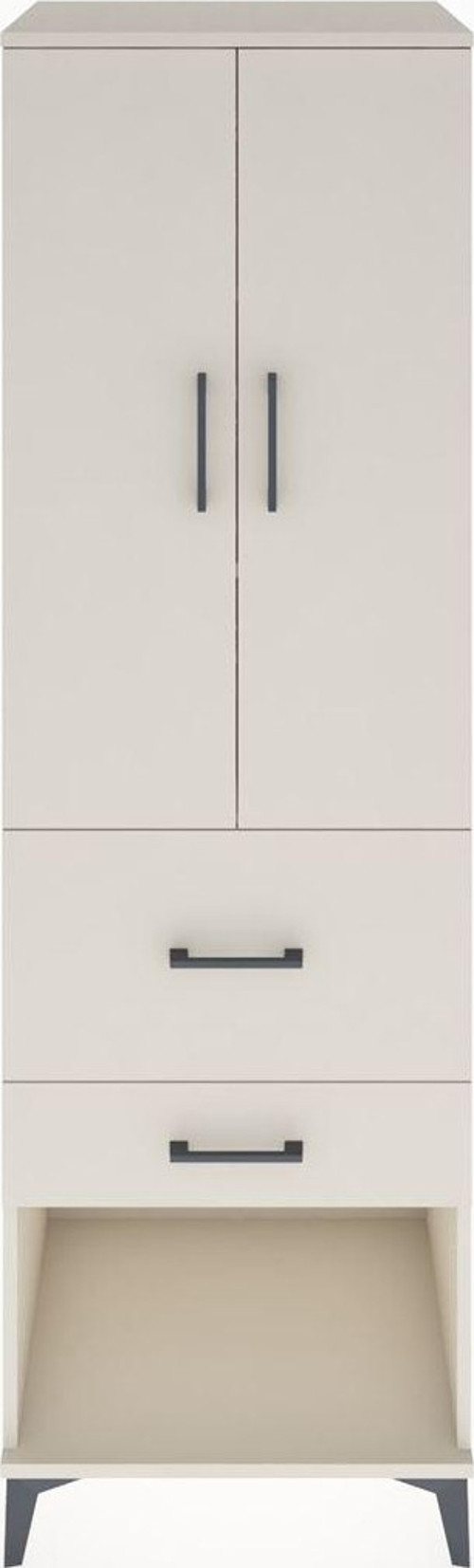Hyperion Dolap 3 Raflı 2 Çekmeceli 2 Kapaklı 60x44x195 Aytaşı-Aytaşı