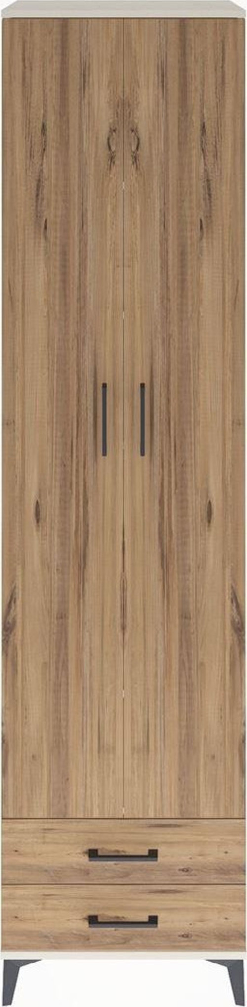 Hyperion Dolap 6 Raflı 2 Çekmeceli 2 Kapaklı 60 x 44 x 243 cm Aytaşı - Çam