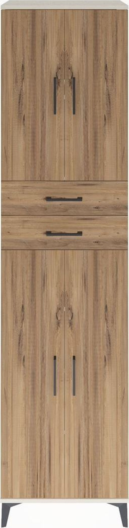 Hyperion Dolap 5 Raflı 2 Çekmeceli 4 Kapaklı 60x44x243 Aytaşı-Çam
