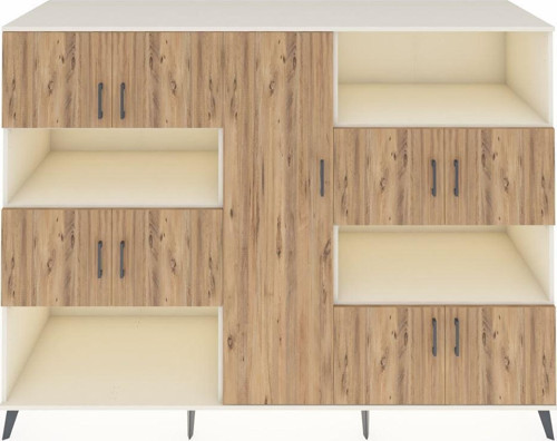 Kronos Dolap 10 Raflı 9 Kapaklı 220 x 59 x 163 cm Aytaşı - Çam - Aytaşı