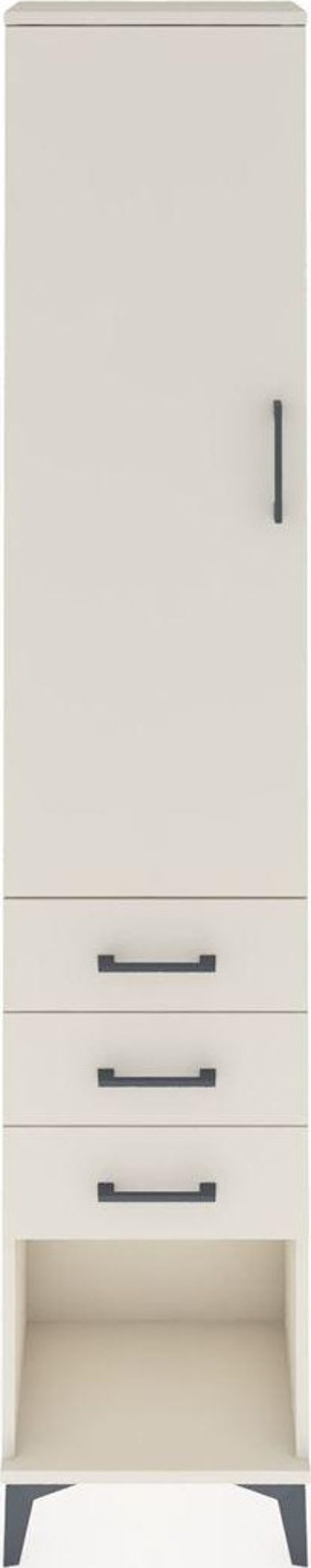 Arges Dolap 3 Raflı 3 Çekmeceli Tek Kapaklı 44x30x221 Aytaşı-Aytaşı