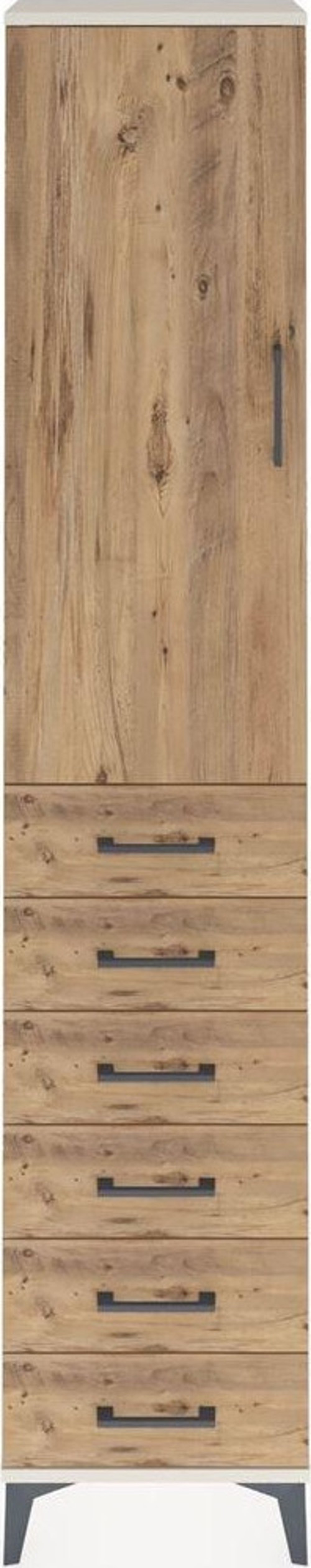Arges Dolap 2 Raflı 6 Çekmeceli 1 Askılı 44 x 30 x 221 cm Aytaşı - Çam