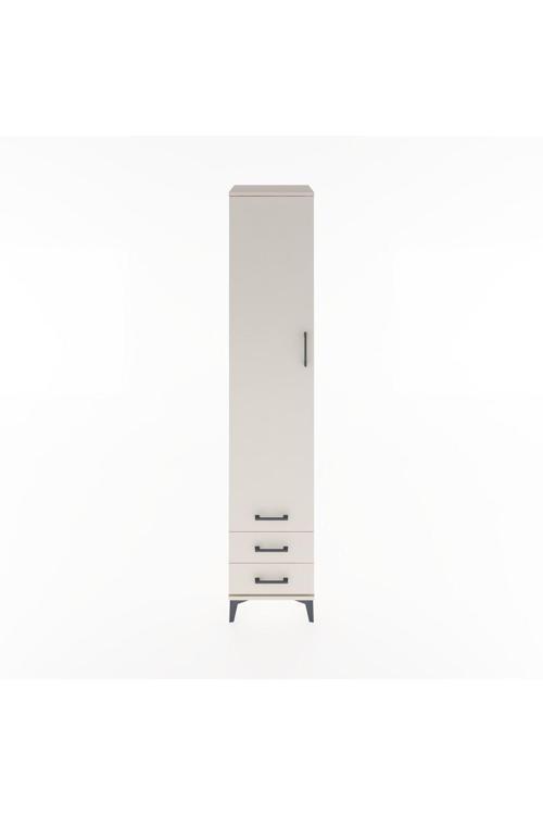 Hyperion Dolap 3 Raflı 3 Çekmeceli 1 Askılı 44 x 44 x 221 cm Aytaşı - Aytaşı