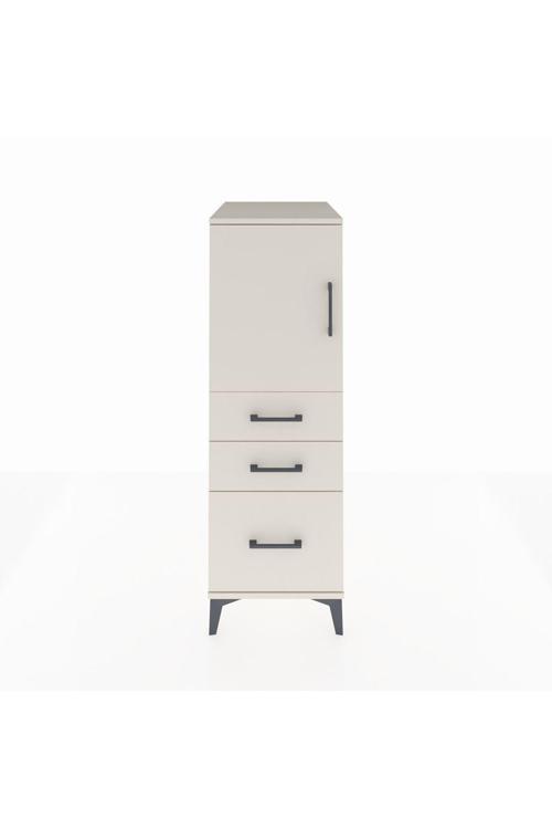 Kronos Dolap 2 Raflı 3 Çekmeceli 1 Kapaklı 44 x 59 x 134 cm Aytaşı - Aytaşı