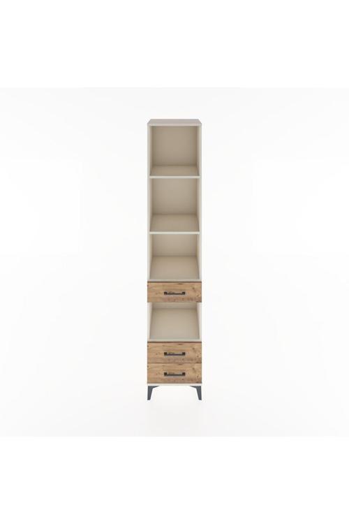 Hyperion Dolap 4 Raflı 3 Çekmeceli 44x44x221 Aytaşı-Çam