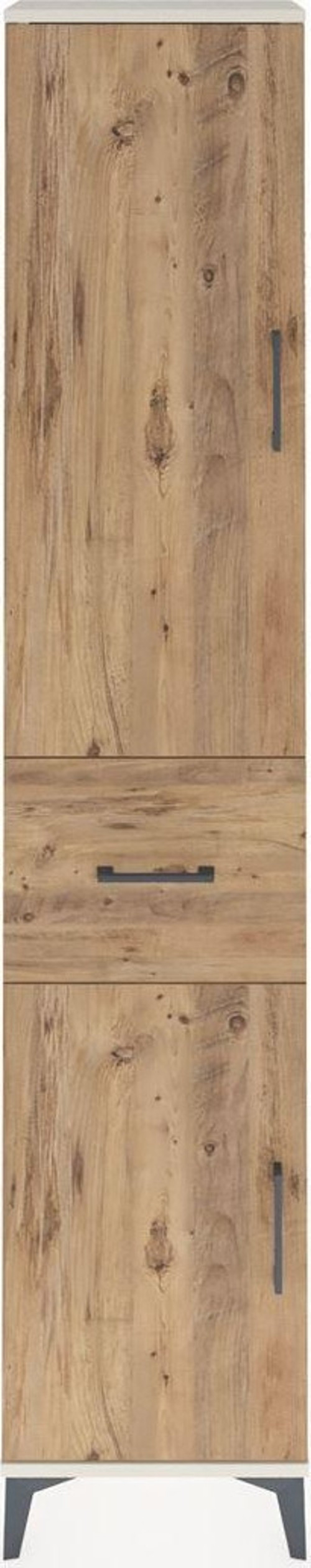 Arges Dolap 3 Raflı Tek Çekmeceli Tek Askılı 44x30x221 Aytaşı-Çam