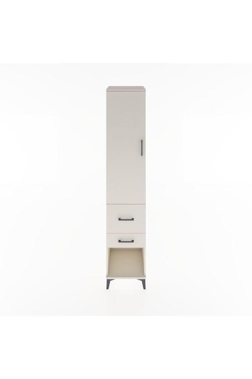 Hyperion Dolap 2 Raflı 2 Çekmeceli Tek Askılı 44x44x221 Aytaşı-Aytaşı