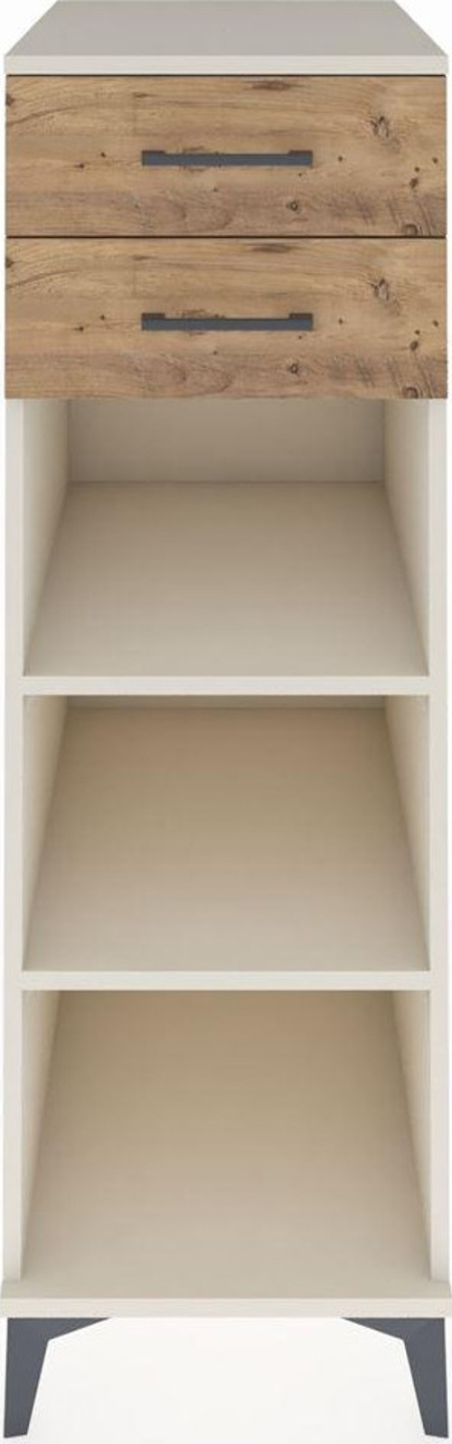 Kronos Dolap 2 Raflı 2 Çekmeceli 44x59x134 Aytaşı-Çam