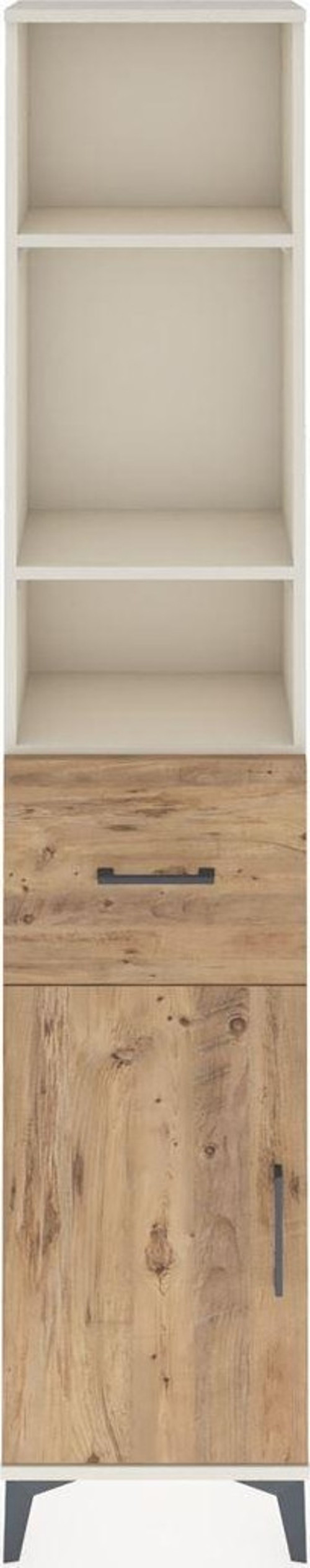 Arges Dolap 4 Raflı Tek Çekmeceli Tek Kapaklı 44x30x221 Aytaşı-Çam