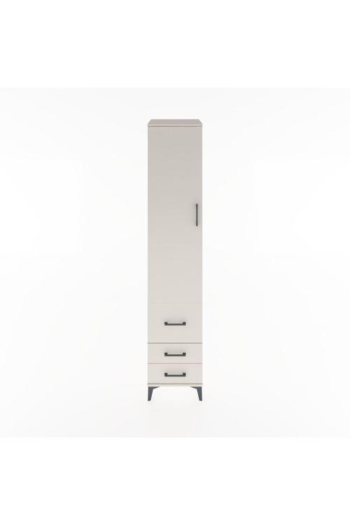 Hyperion Dolap 2 Raflı 3 Çekmeceli Tek Askılı 44x44x221 Aytaşı-Aytaşı