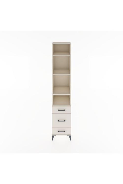 Hyperion Dolap 4 Raflı 3 Çekmeceli 44x44x221 Aytaşı-Aytaşı